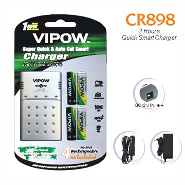  1 Hour Smart and Super Quick Charger (CR898) (1 Час Smart и сверхбыстрой зарядки (CR898))