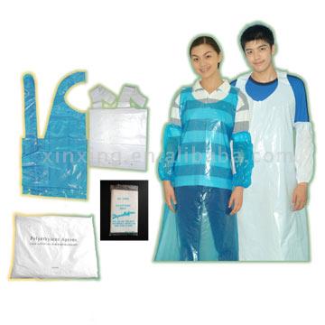  PE Aprons & Sleeves