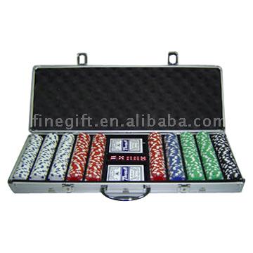  500pcs Chips of 11.50g with Aluminium Box (500pcs Chips de 11.50g avec Aluminium Case)