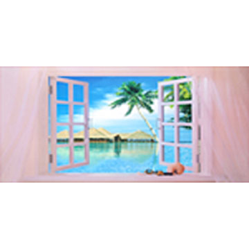  3D Waterfall Picture with Window ( 3D Waterfall Picture with Window)