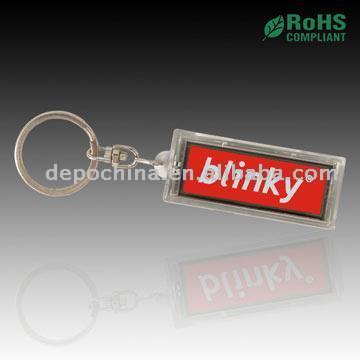  Solar LCD Flashing Key Chain (Solar LCD Flashing Key Chain)