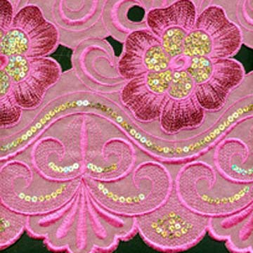  Spangle Embroidered Tulle ( Spangle Embroidered Tulle)