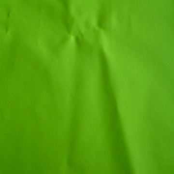  Fluorescence PU Leather for Rain Coat
