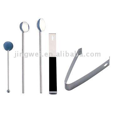  Stirrer and Ice Tongs (Agitateur et de glace Tongs)