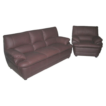  Leather Sofa Set (Canapé en cuir Set)