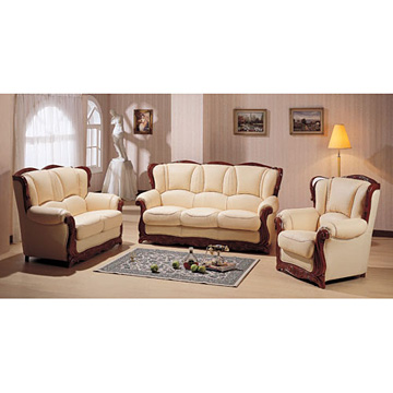  Leather Sofa Set (Canapé en cuir Set)