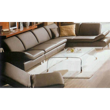  Leather Sofa Set (Canapé en cuir Set)