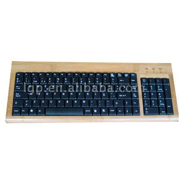  PC Keyboard with Bamboo Mold (Clavier PC avec Bamboo Mold)