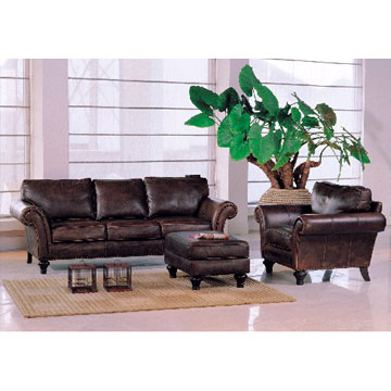  Leather Upholstery, Sofa (Кожаная обивка, диван)