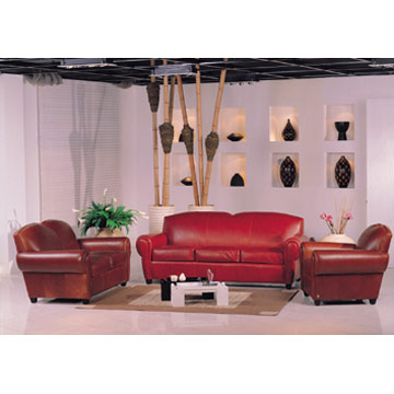  Leather Sofa (Leather Sofa)