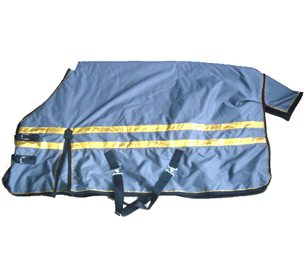  600D Standard Turnout Rug with Golden Stripe