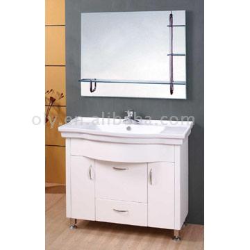  PVC Expansile Board Cabinet and Ceramic Basin ( PVC Expansile Board Cabinet and Ceramic Basin)