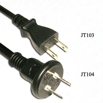  Power Cords and Plugs for Japan (Сетевых шнуров, затычки для Японии)