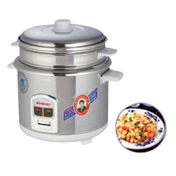  Stainless Steel Rice Cooker (Edelstahl Reiskocher)