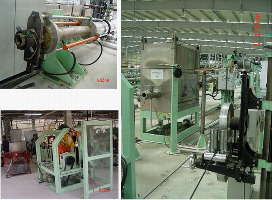  Rubber Continuous Vulcanizing Extrusion Line (Continu vulcanisation du caoutchouc Extrusion Line)