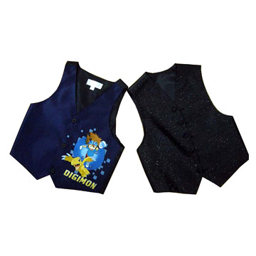  Children`s Polyester Woven Vest (Детский полиэстер тканые Vest)