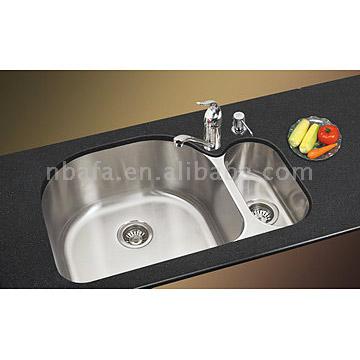  Double Stainless Steel Sinks (Doppel-Spülbecken aus Edelstahl)