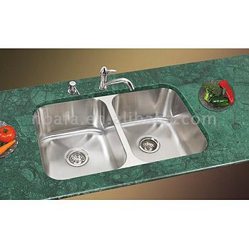  Double Stainless Steel Sink (Évier double en acier inoxydable)