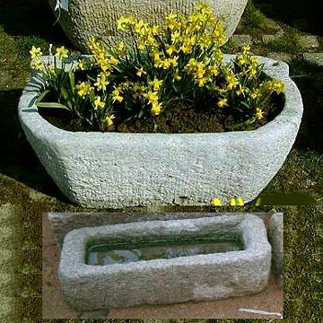  Stone Planter (Bac à fleurs en pierre)