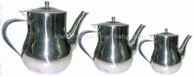  3pcs Stainless Steel Tea Pot Set (3шт Нержавеющая сталь чайник Установить)