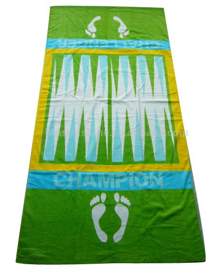  Cotton Printed Velour Beach Towel (Печатный хлопок Велюр Пляжное полотенце)