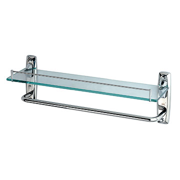  Glass Shelf with Towel Bar (Стеклянная полка с полотенцем Бар)