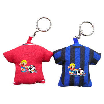  Cloth T-Shirt Keychains (Tissu T-Shirt Portes-clés)