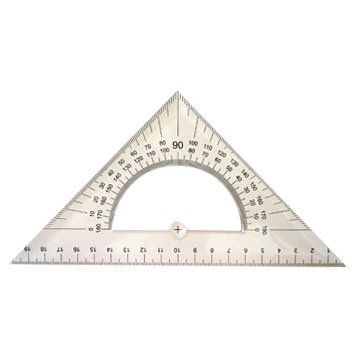  Triangle with Protractor ( Triangle with Protractor)