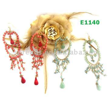  Beaded Chandelier Earrings (Boucles d`oreilles en perles Lustre)