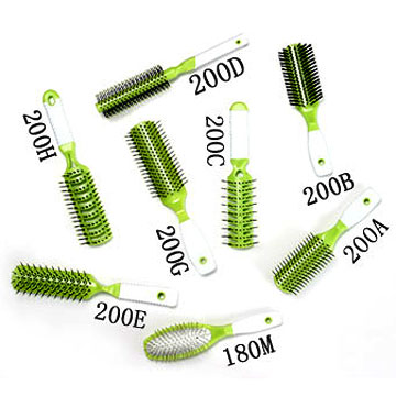  PVC Handle Hairbrushes (PVC Handle Brosses à cheveux)