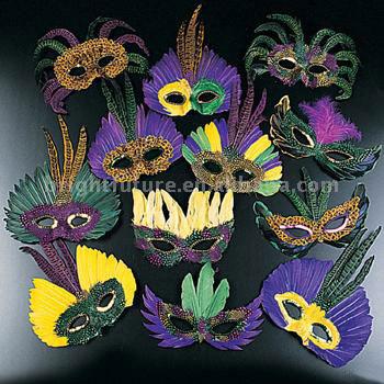 Mardi Gras Maske Feather Sortiment (Mardi Gras Maske Feather Sortiment)