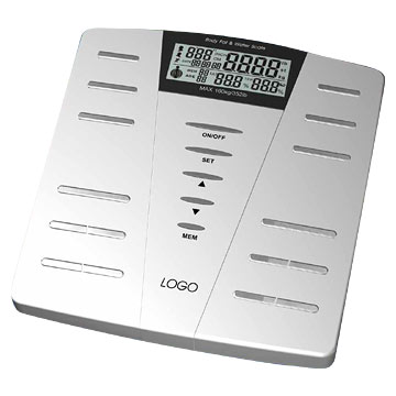  Plastic Digital Body Fat and Water Scale