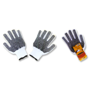  PVC Dot Work Gloves (ПВХ Dot рабочие перчатки)