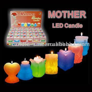  LED Candles for Mother`s Day (Светодиодные свечи на День Матери)