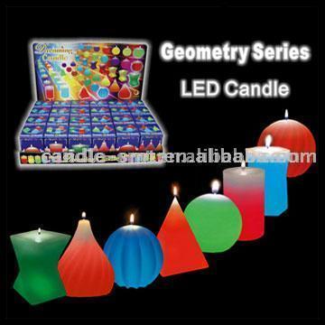  Geometry Series LED Candles (Геометрии серии светодиодные свечи)