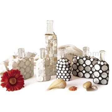  Glass Mosaic Storage Bottles (Mosaïque de verre bouteilles de stockage)