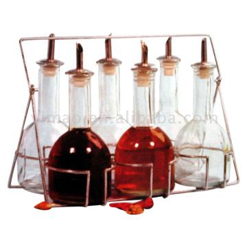  Glass Cruet Set (Verre Cruet Set)