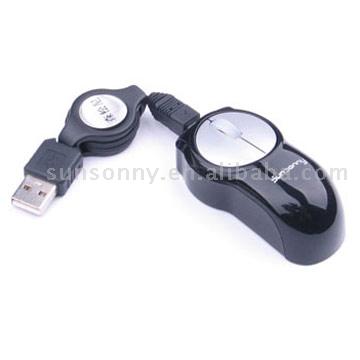  Mini Wired 3D Optical Mouse for Laptops (Wired Mini Optical Mouse 3D pour ordinateurs portables)
