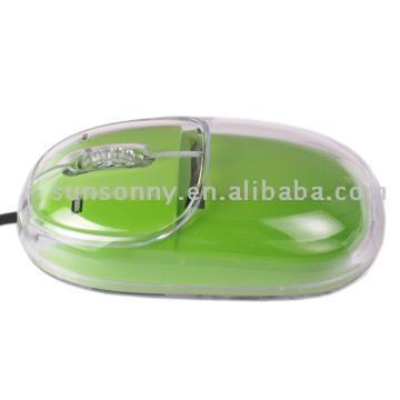 Transparent Wired 3D Optical Mouse (Transparent Wired 3D Optical Mouse)