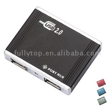 USB 2.0 4-Port Hub Alu-Mini (USB 2.0 4-Port Hub Alu-Mini)