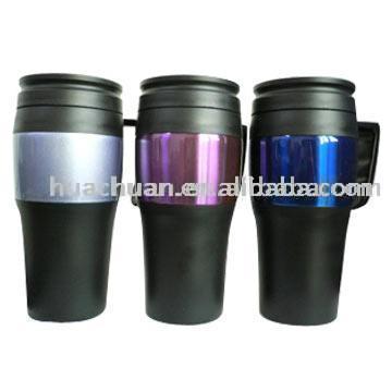  Travel Mug with Plastic Inner and Color Painting (Кружка с пластмассовой внутренней и цвет Живопись)