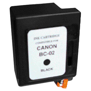  Recycled Black Inkjet Cartridge for Canon BC-02 (Recyclés jet d`encre noire Cartouche pour Canon BC-02)