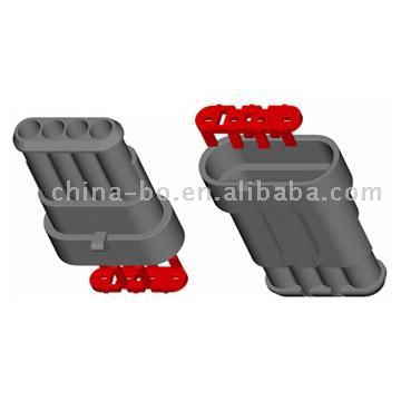  Waterproof Automobile Connector (2 Holes, 3 Holes And 4 Holes ) (Etanche Automobiles Connector (2 trous, 3 trous et 4 trous))