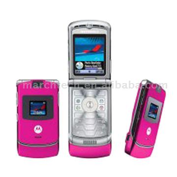  Motorola V3 (Pink) Moible Phone (Motorola V3 (Rose) Téléphone Moible)