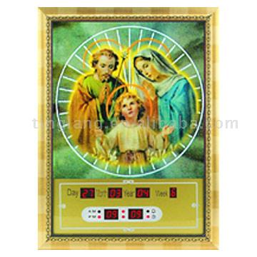  TL-A2OO Christian Series Shinning Electrical Calendar (TL-A2OO Christian Series Shinning électrique Calendrier)