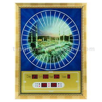  Muslim Series Solar Shining Electronic Calendar ( Muslim Series Solar Shining Electronic Calendar)