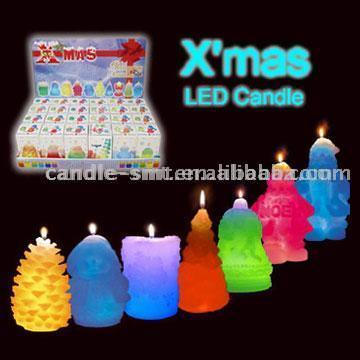  Christmas Series LED Candles (Weihnachten Serie LED Kerzen)