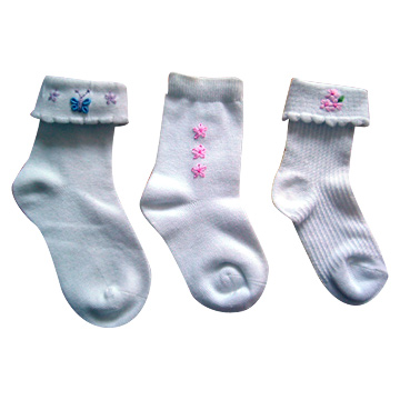  Children`s Hand Embroidery Socks (Детские носки ручной вышивки)