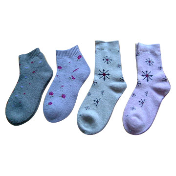  Ladies` Angora Socks (Angora Ladies `Socks)