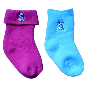  Babies PVC Hot Transfer Terry Socks (Дети из ПВХ горячего Передача Терри носки)